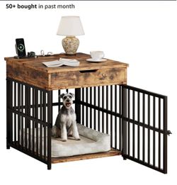 Dog crate furniture