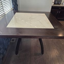Bar Height Dining Room Table with 6 Chairs