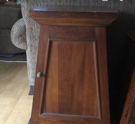 End tables. $20 each or $25 for both.