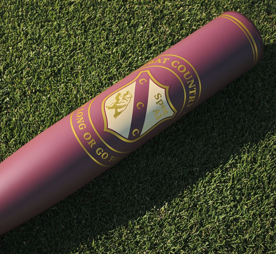 COMBAT MFG COUNTRY CLUB SPEC-A1 BBCOR BAT, MEMBERS ONLY: GO LONG
