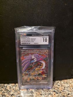 Pokemon Card CGC 10 Raging Bolt ex SAR 222/187 sv8a Terastal Festival Japanese