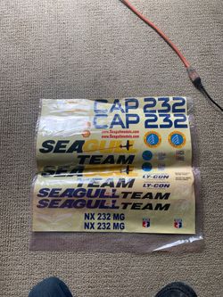 Seagul Cap 232 cowl and decal sheet