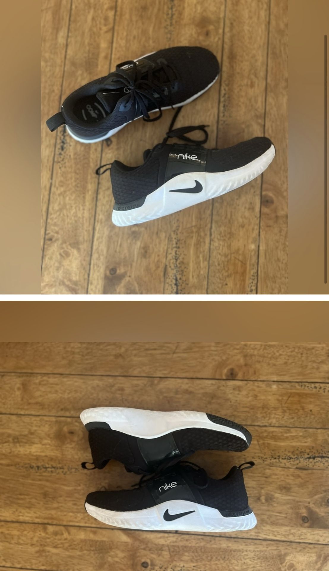 Nike athletic running shoes