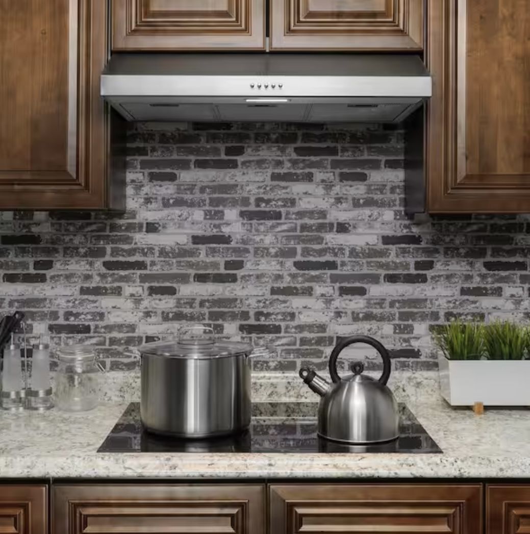 AKDY 36 in. 58 CFM Kitchen Ducted Under Cabinet Range Hood in Brushed Stainless Steel with Carbon Filters and Push Button