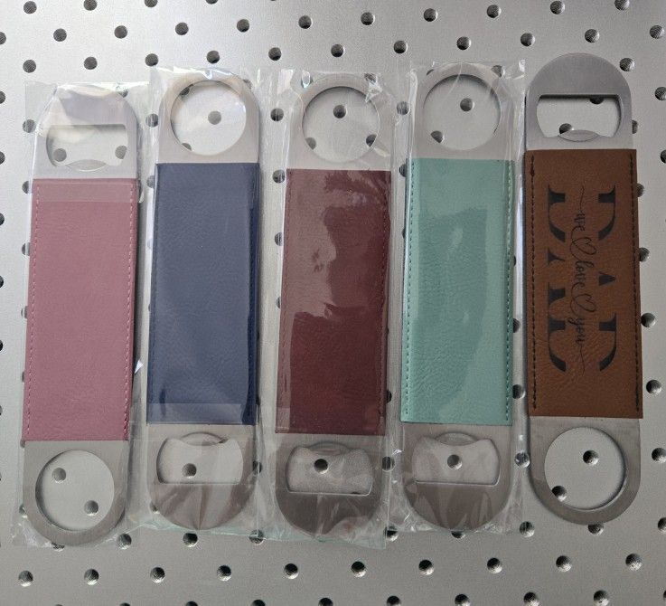 Personalized bottle openers with laser