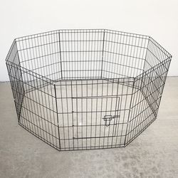 New In Box $44 Dog 8-Panel Playpen, Each Panel 30” Tall X 24” Wide Metal Pet Gate Exercise Fence Crate Kennel