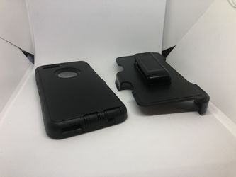 For iPhone 6 / iPhone 6s (4.7”) black belt clip case funda cover