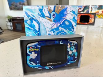 Gameboy Advance Vaporeon Edition • TRADE INS WELCOME