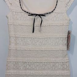 MADDEN NYC White Special Features Dress