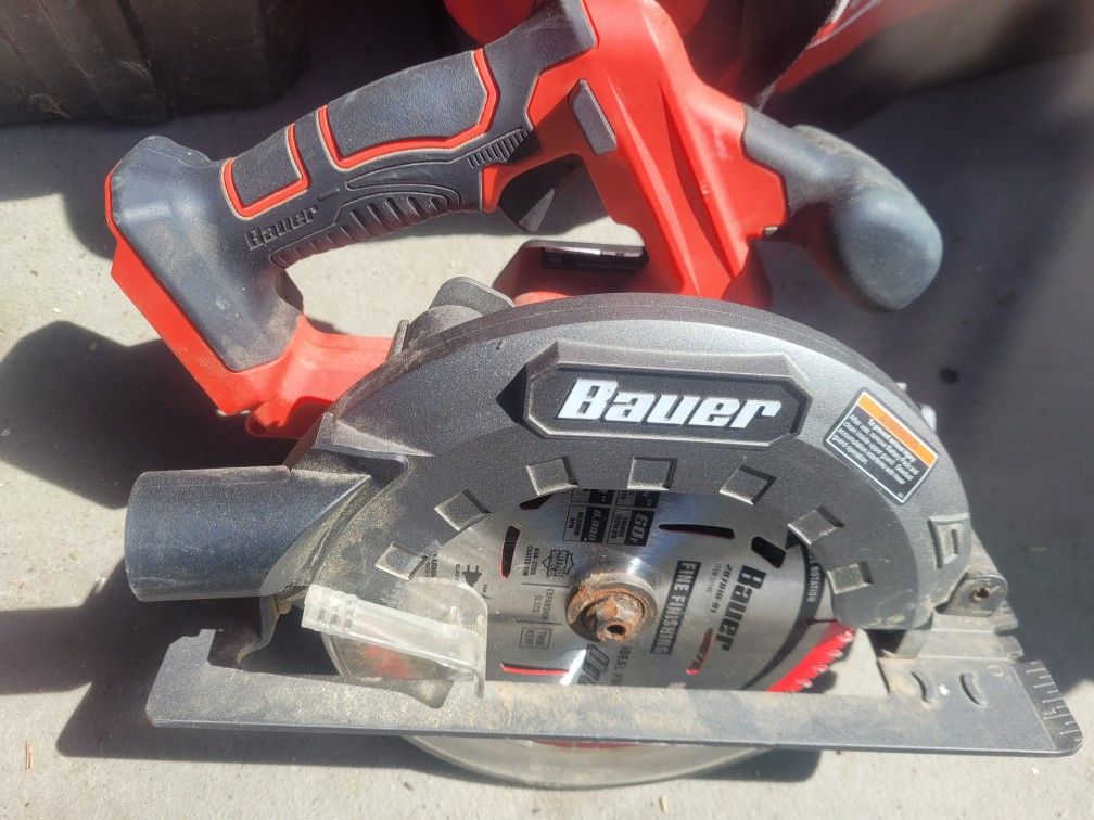 Bauer 20v 7 1/4 Brushless Circular Saw (Tool Only)