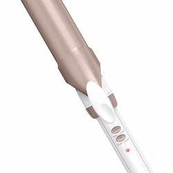 Conair Double Ceramic 1 1/2” Curling Iron Up to 400F Turbo Heat for Soft Waves