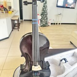 3/4 Violin for Beginner, Violin with Hard Case,  (Black)