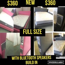 beds with Bluetooth speakers
