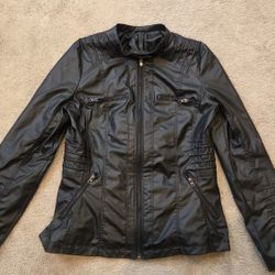 Faux Leather Jacket