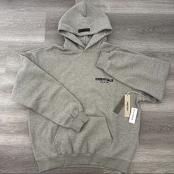 New Dark Oatmeal Essentials Hoodie