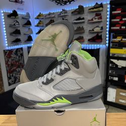 AIR JORDAN 5 RETRO “GREEN BEAN” SZ 7.5