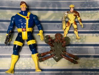 Marvel X-Men/Spider-Man Toy Biz Lot Cyclops, Cameron Hodge, and Spider