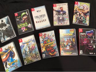 My Nintendo Switch Games! Shoot me offer!!