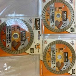 RIDGID 5 in. Turbo Rim Diamond Saw Blade