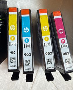 HP 902 Ink Cartridges – Yellow, Cyan, Magenta