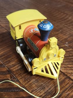 Vintage Fisher Price  Toot-Toot Pull Train Toy