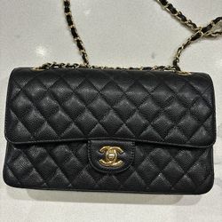 Chanel Classic Double Flap Quilted Caviar 