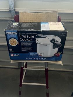 Presto pressure Cooker stainless steel 8- quart