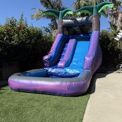 For Sale Tropical Water Slide For Sale Small Water Slide De Venta Water Jumper Small Water Slide 