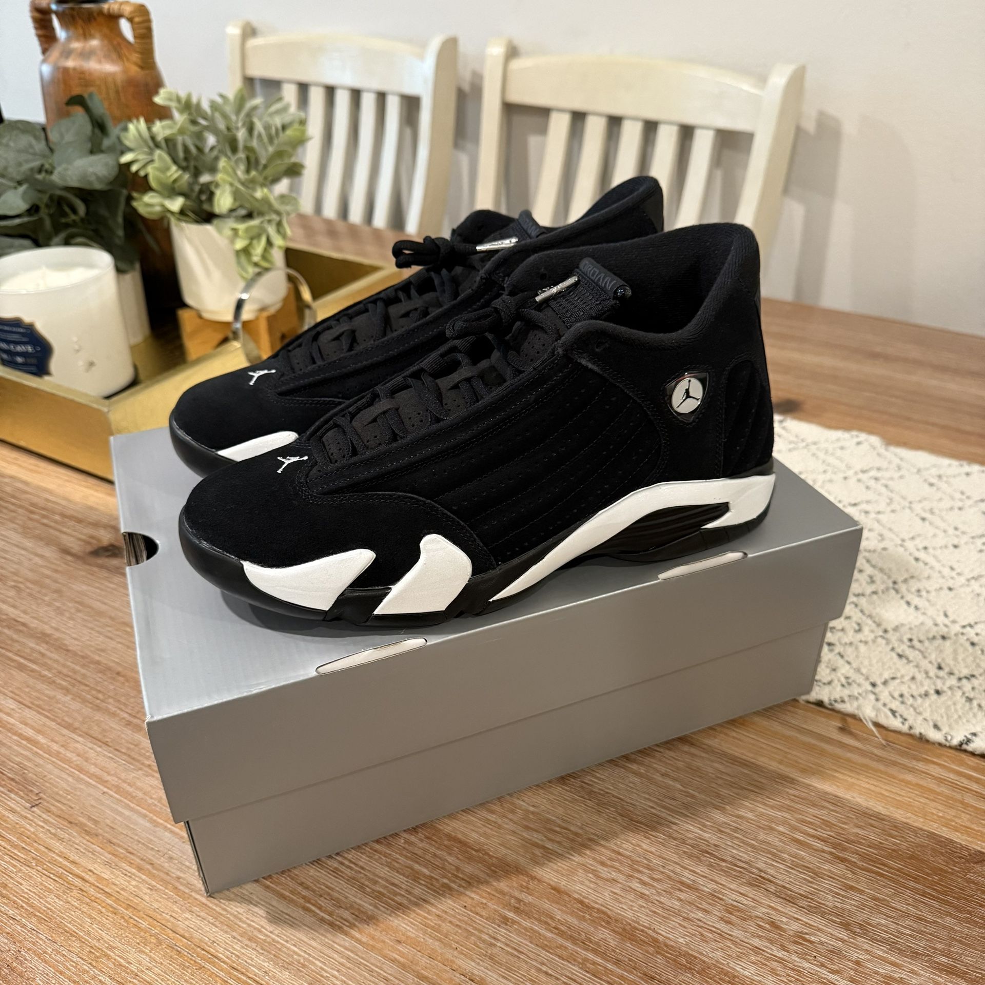 Jordan 14 Black White Retro