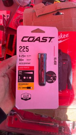 Coast KL45R Rechargeable Laser Flashlight