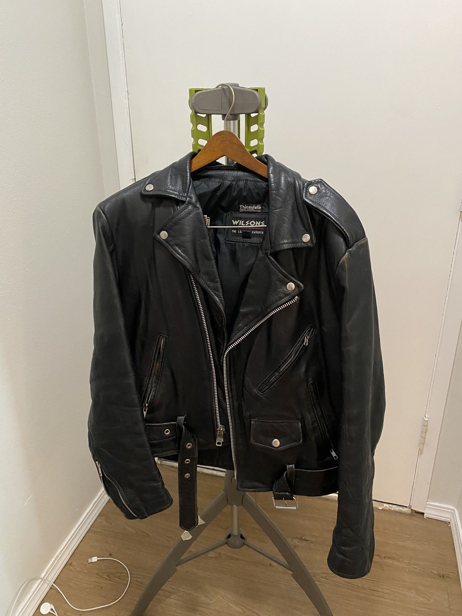 Vintage Black Leather Jacket