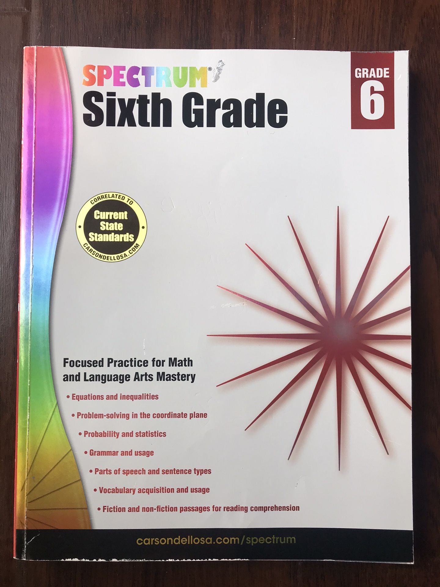 Math Language Arts English 6 Grade Homeschooling curriculum