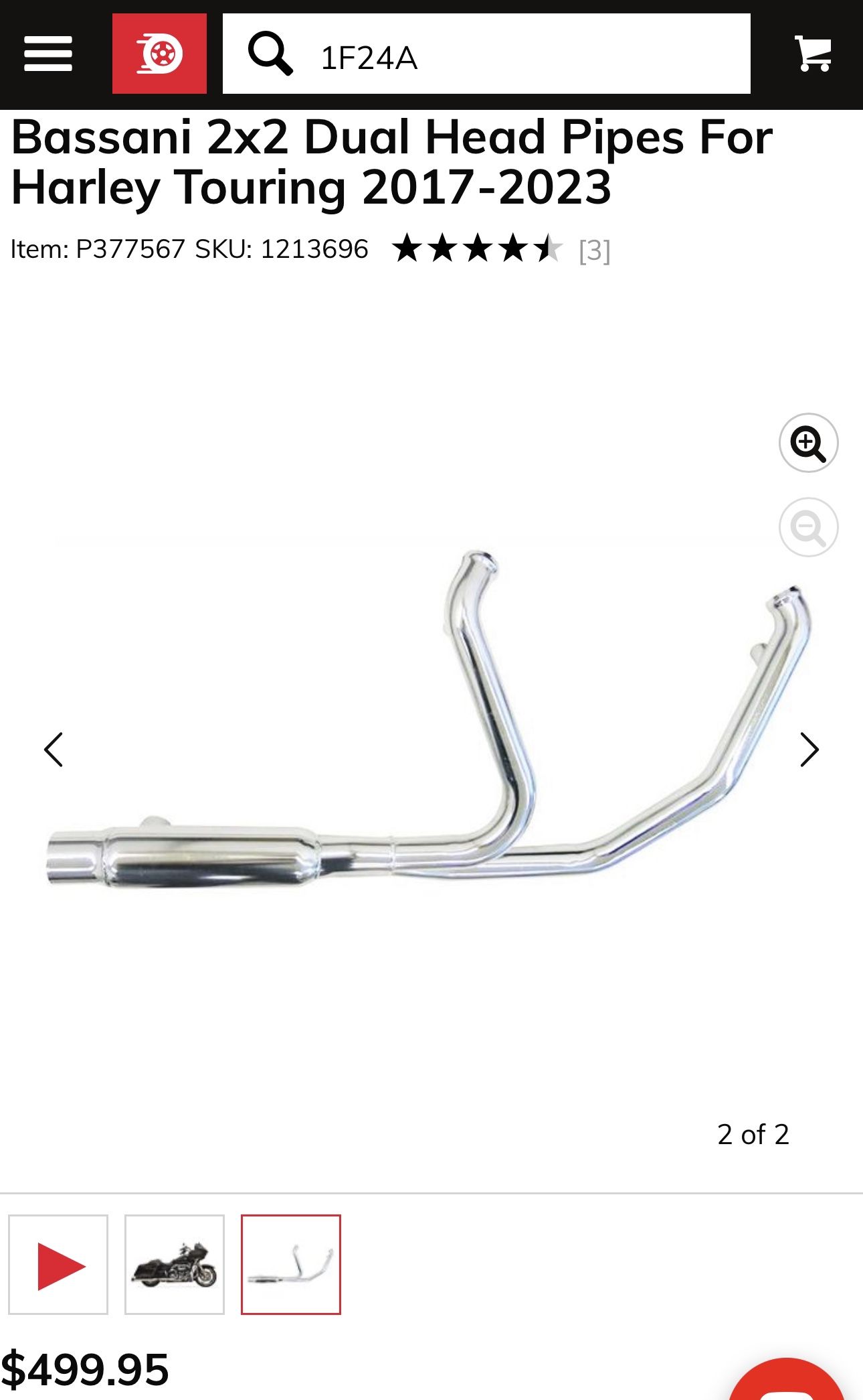 Bassani M8 Head Pipe