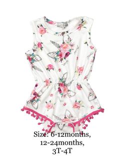 Infant/Toddler Unicorn Romper 🦄