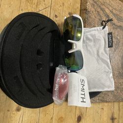 Polarized Smith Tempo Sunglasses/Case,pouch,extra Lenses