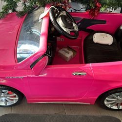 Pink Kids Car