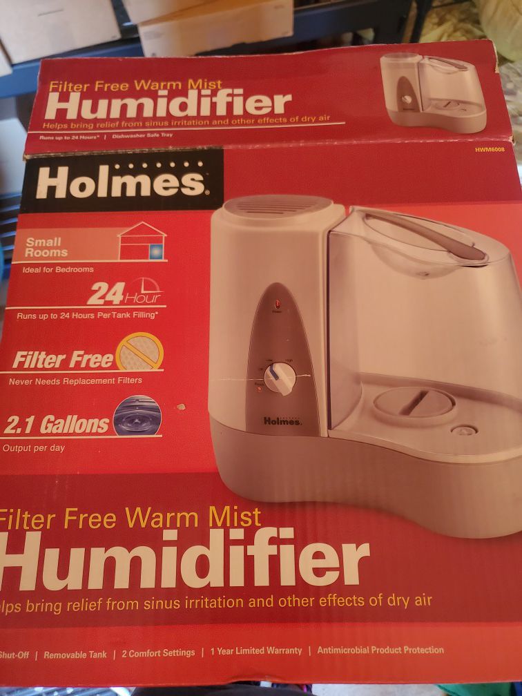 HOLMES HWM6008-NUM Warm Mist Humidifier