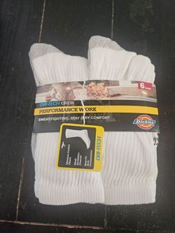 New Dickies Dri Tech Crew Work Socks