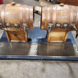 Wine Barrel Tap System - 8 Taps