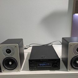 Cambridge Audio One+ with Cambridge Audio Sirocco S20 bookshelf speakers