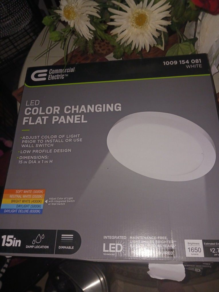 4 Brand New Boxes 15in Led Disc Pannels Lites Paid 38 Just1 Sell All 25 Firm