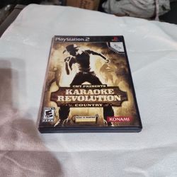 Karaoke Revolution Country Playstation 2 PS2 Video Game Complete With Manual 