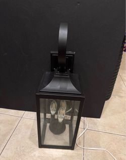 Progress Lighting Gibbes Black Wall Large 3 LED Light Mountable Outdoor Lantern 23” H x 7” x 8”