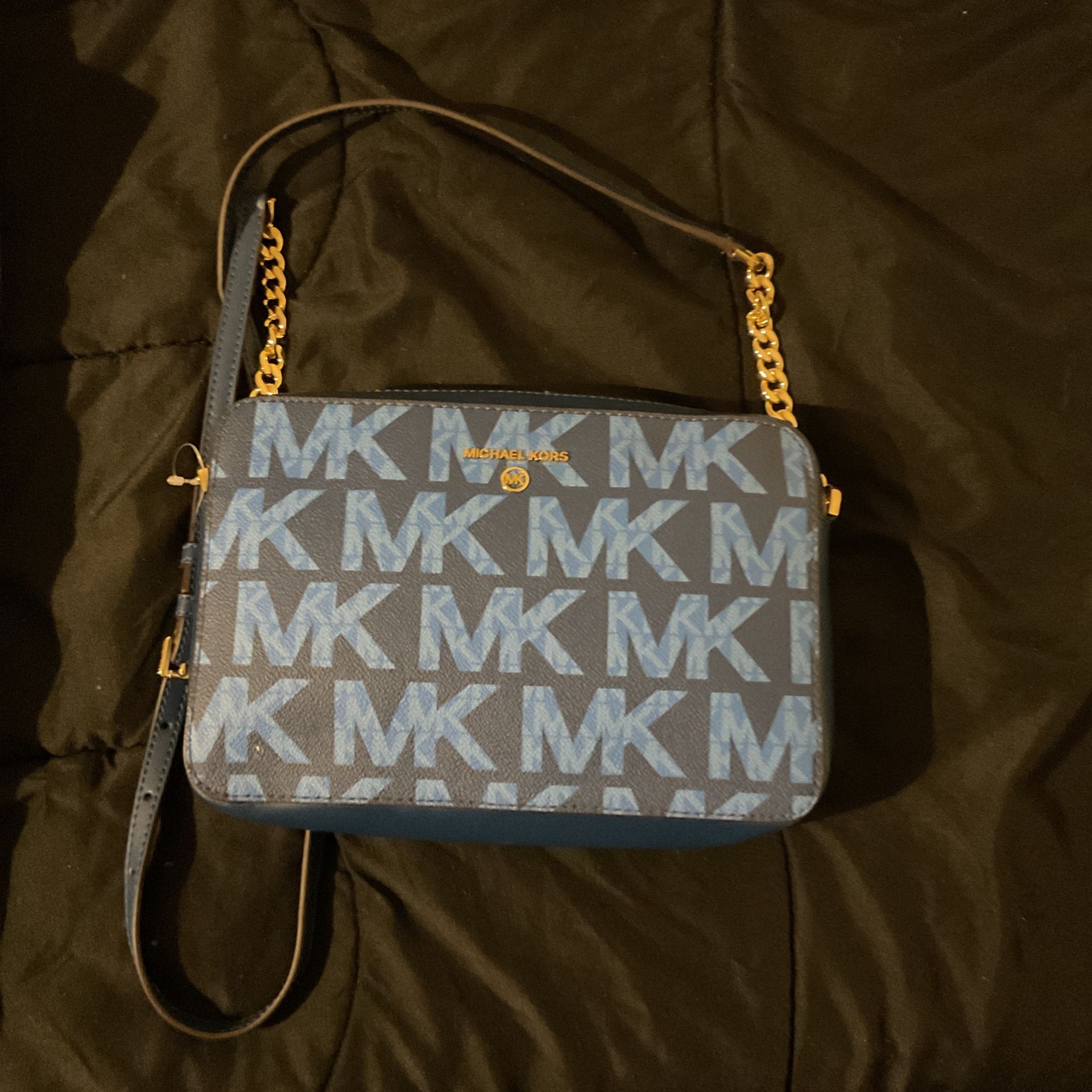 Blue Michael Kors Bag