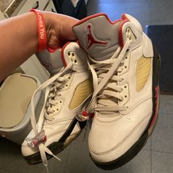 Air Jordan 5 Retro 'White Fire Red'