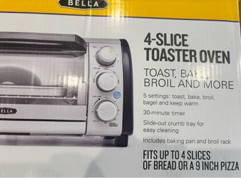 Bella four slice toaster oven (unused)