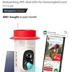 Bird feeder with camera.