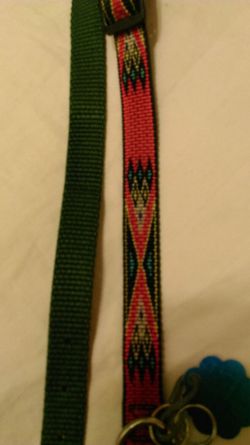 2 nylon collars 12.5"