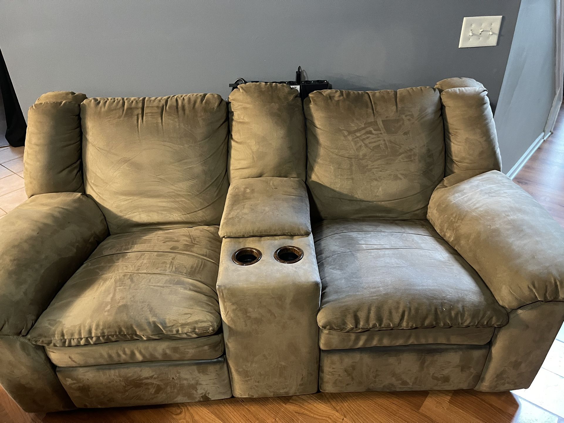Loveseat Recliner With Storage