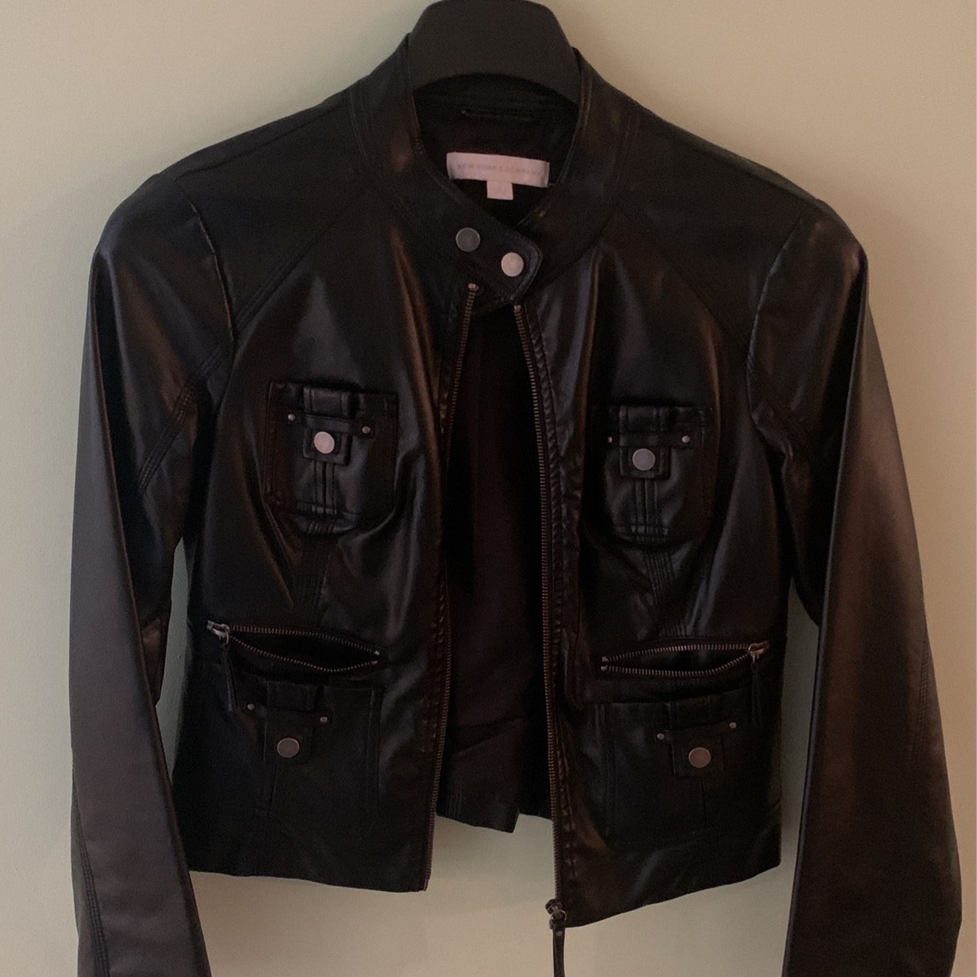 Faux Leather Jacket